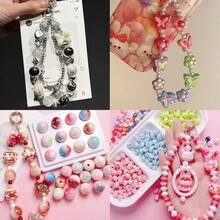 10/20pcs Colorful Cute Large Plum Blossom Pendant Beads, Multicolor Pendant Beads With Holes, Suitable For DIY Hair Accessories, Phone Case, Bracelet Decorations