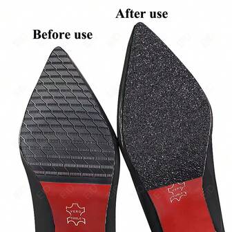 Wear-Resistant And Silent Stickers For New High Heels, Anti-Wear Sole Stickers For The Forefoot, Anti-Slip Sole Stickers, Rubber Sole Protection Films, And Can Be Freely Cut To Different Sizes