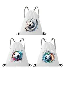 Drawstring Bag School Backpack Sport Bag Women's Fashion Shoulder Backpacks Canvas Shopping Bag Organizer For Travel Cycling Hiking Woman Large Capacity Storage Shopper Bags Initial Name A To Z Pink Letter Print