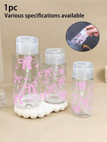 Nachfüllbare Reiseflaschen - Druckknopf-Typ Makeup-Entferner, Alkohol- und Nagellackentferner Nachfüllbehälter, auslaufsichere Lotion- und Feuchtigkeitscreme Leerflaschen, leicht zu tragende Mini-Reise-Leerflaschen, auslaufsichere Druckknopf-Nachfüllflaschen, geeignet für Reisen, Geschäftsreisen, Fitness, Outdoor-Aktivitäten und tägliche Hautpflege, verwendbar für Kosmetika, Körperpflege und Reinigungsflüssigkeiten Mehrzweck-Leercontainer