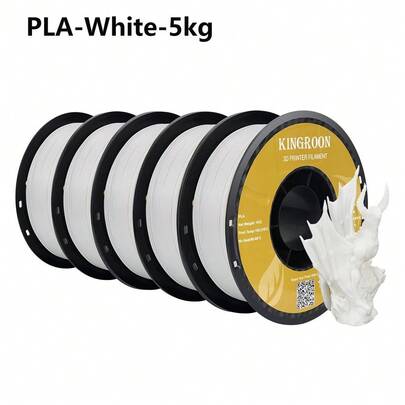 Filamento KingRoon 5KG 10KG PLA PETG 1.75mm para impresora 3D, bobina de plástico sin burbujas, materiales de impresión 3D para impresoras 3D