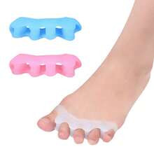 1 Pair Toe Separator Cushions, Suitable For Sports, Fitness, Yoga, Pilates, And Casual Daily Wear - Same Style In Multiple Colors - View 5