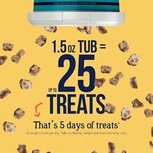 Chicken Liver Dog Treats, 1.5 Oz, 25 Pieces, Freeze Dried, Single Ingredient, 60 Protein Training Treats Or Meal Topper In A Resealable Tub, Grain, Gluten - Gan gà + 1,5 ounce (Gói 1) - Xem 3