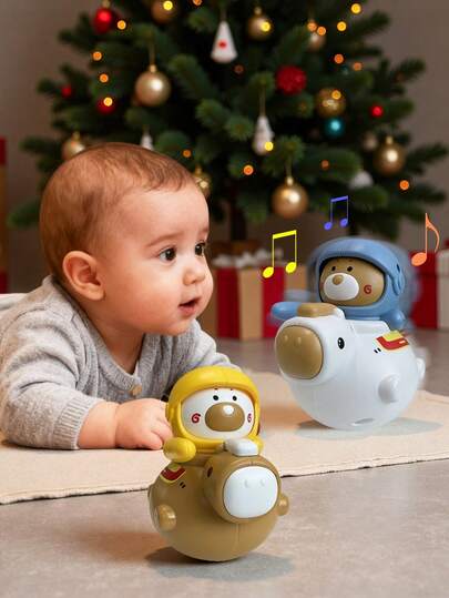 Juguetes de balanceo para bebés, juguetes para niños y niñas, para gatear, tiempo de barriga, sentidos y música, artículos esenciales de viaje para bebés, regalos para niños pequeños de 18 meses en adelante, juguetes para bebés, juguetes, juguetes para recién nacidos, regalos de Navidad para bebés, juguetes para bebés de 3 meses, regalos para bebés niñas, regalos para baby shower, juguetes de dentición para bebés, sonajeros para bebés de 0 a 6 meses