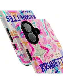 Mclaiwoodshop Brunettes Have More Fun Phone Case Make It Fun Pink Collage Summer Cute Girls Phone Case Phone Cover Hard Case Tough 2-Piece Phone Cases,Suitable For IPhone17/IPhone17 Air/IPhone17 Pro/IPhone17 Pro Max/16 Pro Max/15 Pro Max/14 Pro Max/13 Pro Max/12 Pro Max - 白色1 - 查看 4