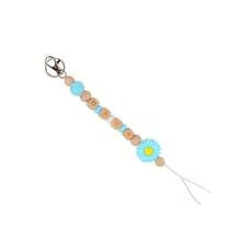 1PC Customized Daisy Keychain, Personalized Name Keychain, School Bag Label, Gift For Friends, Holiday Souvenir