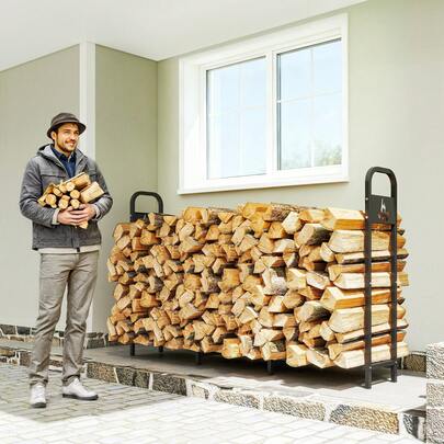 Outsunny Suportes para lenha