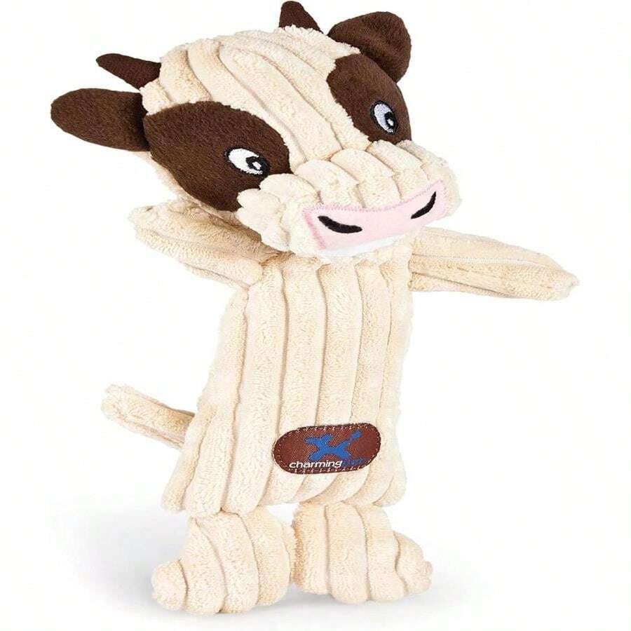 Outward Hound By Charming Pet Lil' Dudes Pig Plush Squeaky Dog Toy - MàuC - Xem 1