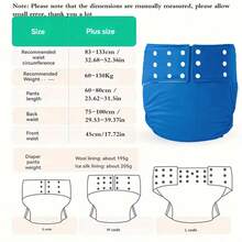 2pcs(1pc Diaper+1pc Insert)Adult Diaper Pants, Unisex Leakproof Waterproof Briefs With Adjustable Side Buttons, Reusable Polyester Lining, Breathable Fabric, Good Absorbency For Incontinence, Suitable For Elderly, Pregnant Women, Postpartum, Disabled, Long Drives - Multicolor - View 3
