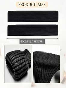 1 双女士暖腿袜，可爱针织舞蹈暖腿袜，Y2k