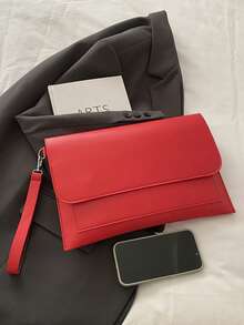 Nueva bolsa de mano tipo sobre pequeña, bolso de embrague de estilo vintage para mujer, diseño de nicho a la moda