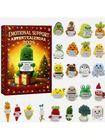 Advent Calendar 2025, 24 Days Christmas Advent Calendar -2D
