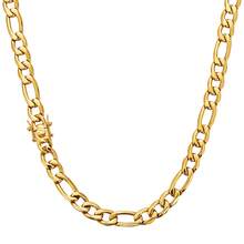 8mm Stainless Steel 1:3 NK Link Chains Necklaces 18K Gold-Plated For  Unisex Hip Hop Bracelet Bling Iced Out Rapper Jewelry Gift - Golden - 查看 4