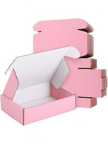 8pcs Brown Bulk Shipping Cardboard Boxes, Lockable Mailbox Packaging Boxes, Suitable For Small Businesses, Medium Cardboard Gift Boxes, For Packaging And Mailing Gifts - Gift Packaging - Small Gift Packaging