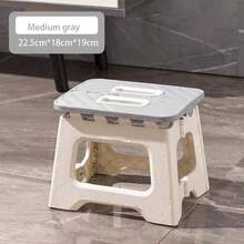 Folding Chair - Multi-Functional Portable Chair - Outdoor Camping And Fishing Folding Chair - Home Foyer Step Chair - Vehicle-Friendly Storage Chair, Suitable For Outdoor | Home | Gardening, Available In Gray | Blue | Green | Red Colors - Grey - View 13