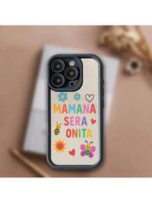 Custodia per telefono con motivi floreali, api, cuori, sole e cielo per Apple 12 Pro Max, XS, 16, 8, 14, 6 Plus, 7, SE (2022), 13, 15 Mini, 16e, 11 (2020), 5, 6S, 4, XR, X