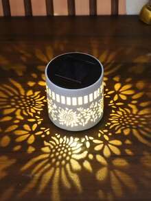 1 قطعة فانوس ديكوري يعمل بالطاقة الشمسية، فانوس ديكور حديقة أنيق، إضاءة LED معدنية تعمل بالطاقة الشمسية، إضاءة دافئة، مناسب للحديقة والفناء والممرات والمداخل والأعياد والحفلات والمروج