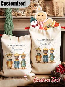 Personalized Gift Bag, Custom Named Three Kings Day Gift Bag, Must-Have Gift Bag