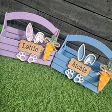 Bunny Easter Basket - Blue - View 10