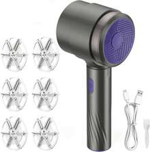 Quita Pelusa para Ropa, Removedor de Pelusa Eléctrico Carga Rápida USB,Potente Succión, Fabric Shaver Recargable, Maquina para Quitar Bolitas de Ropa, Lint remover para Suéteres de Tela, Sofás(Negro) - Rosa - Ver 3