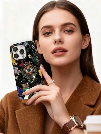 Evil Eye New 2-In-1 Filmstrip/Devil's Eye Design Phone Case Compatible With IPhone 17/16/15/14/13/12/11/17 Pro Max/XS/XR/XS MAX, Shockproof Matte Back Cover