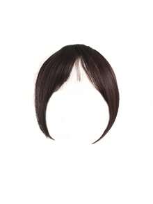 1件真髮簾瀏海髮頂片，女性隱形修飾臉型瀏海片 - 彩色 - 查看 8