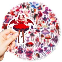 56pcs Lolita Little Devil Series Stickers, Suitable For Scrapbooking, Diaries, Laptops, Water Bottles, Cars, Etc. Faith-Based Designs With Positive Messages, Great Gift - Multicolor - View 4