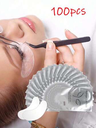 （100/50/25/5 对）睫毛延长眼贴水凝胶贴片嫁接睫毛下睫毛垫睫毛延长工具