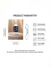 6/1pc Fashionable & Cute Teenage Digital LED Screen Watch & Jewelry Set, Necklace, Bracelet, Earrings, Ring, Gift For Friends, Suitable For Gatherings, Festivals, Parties, Valentine's Day, Christmas, Thanksgiving, Gift For Mom