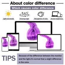 26 Inch Purple Braided Synthetic Hair Extension, Clip-On Ponytail Wig, Suitable For Cosplay, Halloween Costumes - Purple - View 5