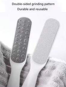 1 多功能双面磨脚器，去除脚后跟老茧，专业足部护理修脚工具，适用于去除脚后跟干裂、老茧、干燥皮肤和死皮，男女通用。 - 白色 - 查看 5
