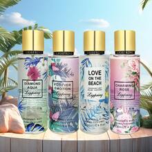 Ligspring 【250ml四香家庭香氛喷雾】樱花/玫瑰/蜜桃/香草 | 无酒精天然配方 | 持久清新衣物空气两用 | 甜蜜送礼