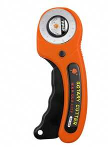 1/5pcs 45mm Patchwork Rotary Cutter Fabric Leather Paper Textile Craft Rotary Blade With Rubber Ring Handle - Multicolor - View 9