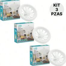 Nuevo Ventilador de Techo con Luz Ultrasilencioso 2 en 1 para Cocina y Baño Repelente de Mosquitos con Conexión Rosca y Función de Aromaterapia Lámpara de Matainsectos Eléctrico - Blanco - Ver 6