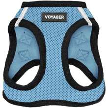 Best Pet Supplies Voyager Arnés de Malla para Perros, ,(Pequeño (Pecho: 14.5" - 17") Base azul bebé) - Tipo 8 - Ver 2