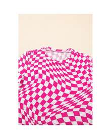 Graphic Print Top Women Rose - 粉色 - 查看 6