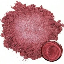Matio Mica Powder, 1.8oz/ 50g White Pearlescent Effect Mica Powder Epoxy Resin Natural Color Pigment Soap Making, Bath, Candle Dye, Resin, Paint,Nails,Jewelry, Slime Pigment - 鐵鏽紅 - 查看 1