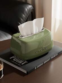 8 英寸弹簧纸巾盒架，卧室、客厅装饰桌面配件，优质 - 彩色 - 查看 14