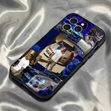 Funda de teléfono F-Fasts and Furious R34 compatible con  16,15,14,13,12,11,Pro,Max,Plus,X,XS,SE4,E,Mini, funda negra suave, compatible con funda de  17, funda de  17 Pro, funda de  17 Pro Max - z1 - Ver 12