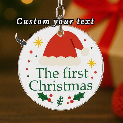 1PC Personalized Acrylic Name Keychain, Custom Letter Key Ring, Colorful Glitter Pendant, DIY Name & Date, Perfect Gift For Special Occasions, Birthday Sequines, Fashion , Colorful, Cute, Vintage, Adorable, Contracted, Grandparents, Children For Graduation, For Weddings, For Christmas, For Winter, For Fall/Autumn, For Holiday Finds Personalized/Customized Keychain, Christmas Accessories