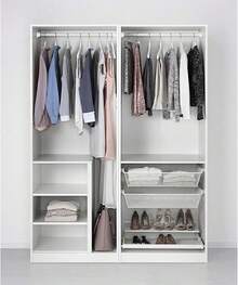 OwnMy 6 paquetes de soportes para barra de clóset, soporte para barra de cortina de 1-1\/4 puadas de diámetro, acero inoxidable en forma de U, para barra de clóset, estante de clóset, cortina de ducha, color blanco - negro - Ver 6