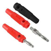 10 piezas de conectores tipo tornillo de alta corriente de 32A, conectores macho apilables de 4mm, cable de altavoz, conectores de banana de alta corriente de 4mm - Multicolor - Ver 8