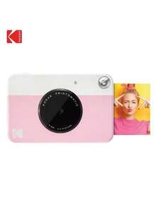 Kodak PRINTOMATIC 拍立得相機 撞色搭配簡約設計 即拍即打 無墨水列印 生日送禮 - 粉紅白標配 - 查看 2