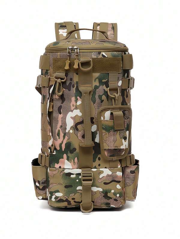 حقيبة ظهر صيد السمك للرجال - صندوق أدوات متقاطع لمعدات وإكسسوارات الصيد | تخزين أدوات الصيد للرجال والنساء | هدية للتخييم والسفر لعيد الأب، عيد الميلاد، التخرج