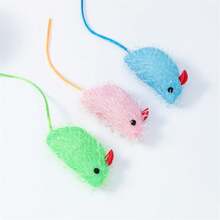 Rata de Bolsillo de Pino en Colores Dulces - Juguete para Mascotas para Masticar y Autodivertirse, 6cm - Rata de Bolsillo de Pino 2PC - Ver 8