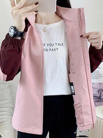 Chaqueta con capucha para mujer, resistente a la abrasión, de moda casual, para actividades al aire libre como montañismo, escalada, snowboard y esquí