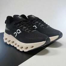 Men's Black Walking Shoes – Comfortable And Anatomical, Soft Cushioning, Daily Use And Gym 38–43 - màu đen - Xem 8