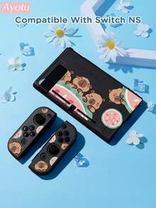 Ayotu 1pc Cute Animal Protective Case, Compatible With Switch OLED/Switch NS/New Switch 2 (2025, 7.9 Inch), Super Durable & Lightweight Design, Shock-Absorbing & Scratch-Resistant - Multicolor - View 12