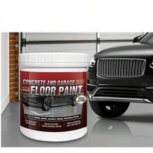 Professional Epoxy Floor Paint Kit (1 Gallon) - Acrylic Concrete Coating For Garages & Basements | Single Component Formula | Scratch Resistant & Low VOC | Ready-To-Use - Dark Grey - View 10
