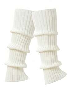 1 双女士暖腿袜，可爱针织舞蹈暖腿袜，Y2k